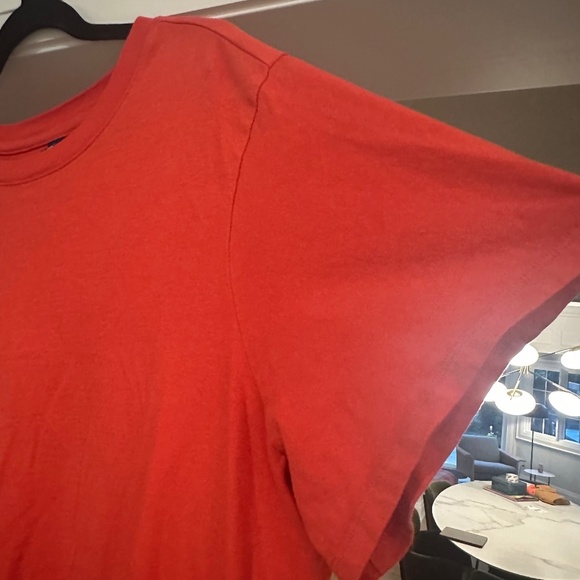 OLD NAVY - Tomato Red 100% Cotton T-shirt Mini Dress - Size XXL - Picture 7 of 8